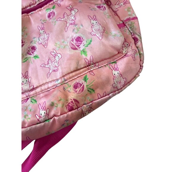CAPEZIO Girls Ballerina Bunny Pink Backpack - Picture 8 of 8